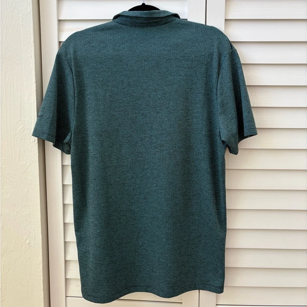 Nike Men's Teal Polo Shirt Medium